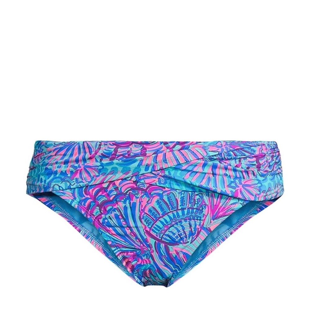 Lilly Pulitzer Lagoon Sarong Hipster Bikini Bottom